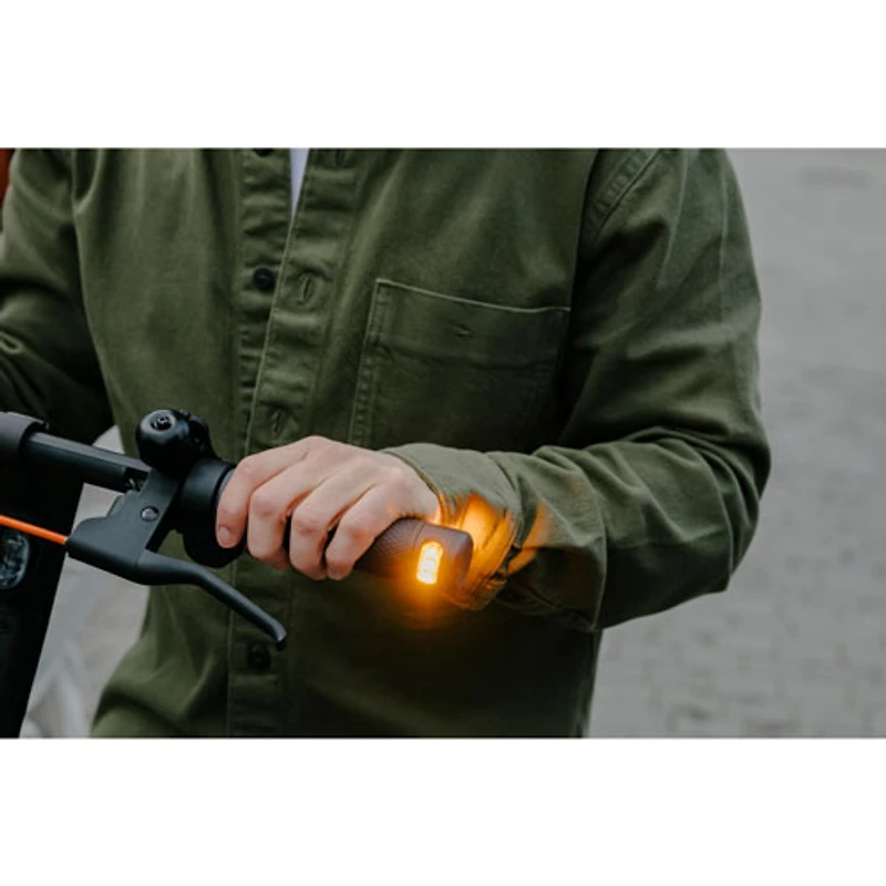 Boîte ouverte - Trottinette électrique Ninebot KickScooter F2 de Segway (moteur 800 W/portée 35 km/vitesse maximale 30 km/h) - Gris foncé