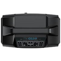 Haut-parleur sans fil rechargeable avec microphone résistant aux intempéries Sport Boom d'Ion Audio - Noir