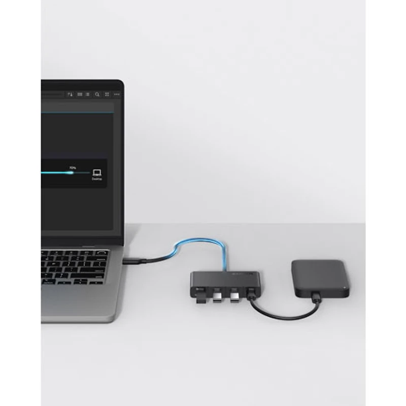 Concentrateur d'affichage USB-C 4-en-1 avec PD d'Anker (A8340HA1-5)