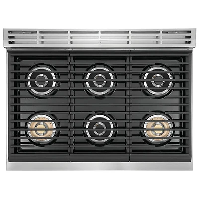 Surface de cuisson au gaz à 6 brûleurs de 36 po d'Electrolux (ECCG3672AS) - Acier inoxydable