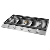 Surface de cuisson au gaz à 5 brûleurs de 36 po d'Electrolux (ECCG3668AS) - Acier inoxydable