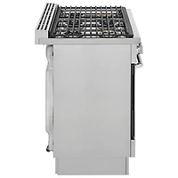 Cuisinière à gaz encastrable à 6 brûleurs avec convection véritable de 4,4 pi³ et de 36 po d'Electrolux (ECFG3668AS) - Acier inoxydable