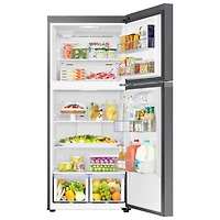Réfrigérateur à congélateur supérieur 30 po de Samsung avec mode AI Energy (RT18DG6500SRAC) - Inox