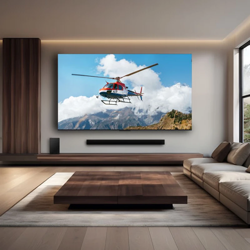 Barre de son 5.1.2 canaux Dolby Atmos 620 W Q75H avec haut-parleur d'extrêmes graves sans fil de TCL