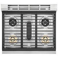 Cuisinière biénergie autonome à convection véritable 30 po 4,6 pi³ d'Electrolux (ECFD3068AS) - Acier inoxydable