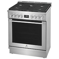 Cuisinière biénergie autonome à convection véritable 30 po 4,6 pi³ d'Electrolux (ECFD3068AS) - Acier inoxydable