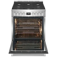 Cuisinière biénergie autonome à convection véritable 30 po 4,6 pi³ d'Electrolux (ECFD3068AS) - Acier inoxydable