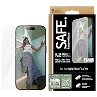 PanzerGlass SAFE Ultra-Wide Fit Glass Screen Protector for iPhone 16 Pro