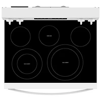 Whirlpool 30" 5.3 Cu. Ft. Fan Convection Freestanding Electric Air Fry Range (YWFES5030RW) - White