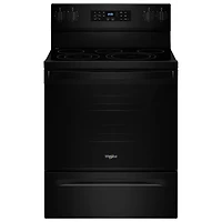 Whirlpool 30" 5.3 Cu. Ft. Fan Convection Freestanding Electric Air Fry Range (YWFES5030RB) - Black