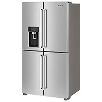 KitchenAid 36" 19.2 Cu. Ft. French Door Refrigerator (KRQC736RPS) - Stainless Steel