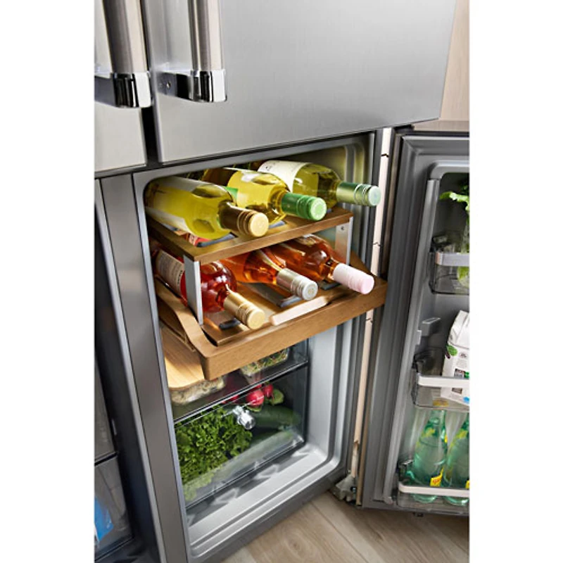 KitchenAid 36" 19.2 Cu. Ft. French Door Refrigerator (KRQC736RPS) - Stainless Steel