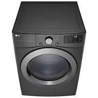 LG 7.4 Cu. Ft. Electric Dryer (DLE3470M) - Middle Black - Only at Best Buy