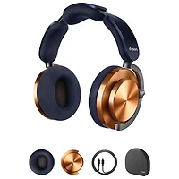 Casque d'écoute Bluetooth à suppression du bruit OnTrac de Dyson - Bleu de Prusse/Cuivré