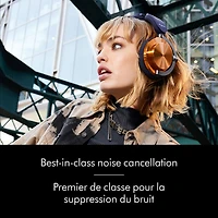 Casque d'écoute Bluetooth à suppression du bruit OnTrac de Dyson - Bleu de Prusse/Cuivré