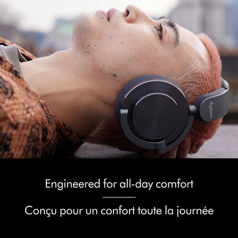 Casque d'écoute Bluetooth à suppression du bruit OnTrac de Dyson - Bleu de Prusse/Cuivré