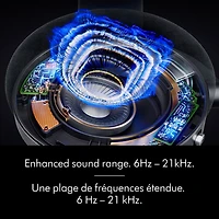 Casque d'écoute Bluetooth à suppression du bruit OnTrac de Dyson - Aluminium/Jaune Pop