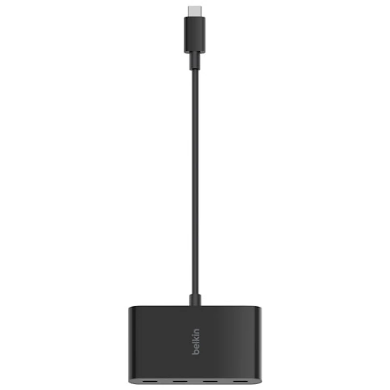 Concentrateur USB-C 4-en-1 CONNECT de Belkin avec Power Delivery (AVC018BTBK)
