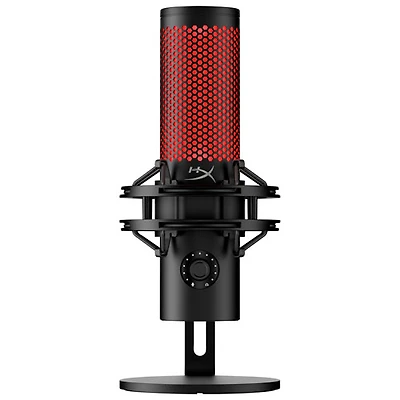 HyperX QuadCast 2 Gaming USB Microphone - Black/Red