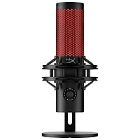 HyperX QuadCast 2 Gaming USB Microphone - Black/Red