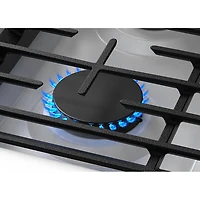 Cuisinière au gaz autonome de 30 po à 5 brûleurs avec four à convection véritable de 5,0 pi³ de Whirlpool (WFGS7530RW) - Blanc