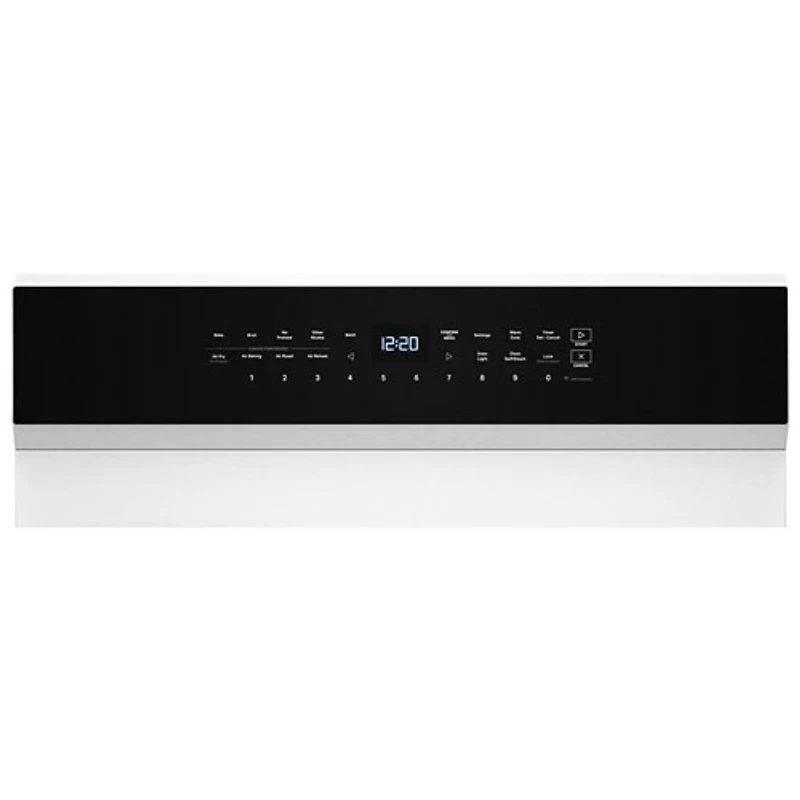 Cuisinière au gaz autonome de 30 po à 5 brûleurs avec four à convection véritable de 5,0 pi³ de Whirlpool (WFGS7530RW) - Blanc