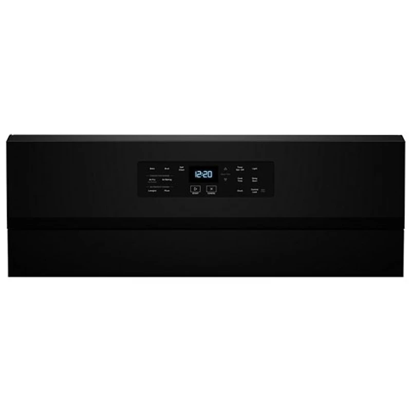 Cuisinière au gaz autonome 30 po avec 5 brûleurs, ventilateur à convection, friture à air chaud et four de 5 pi³ de Whirlpool (WFGS5030RB) - Noir
