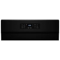 Cuisinière au gaz autonome 30 po avec 5 brûleurs, ventilateur à convection, friture à air chaud et four de 5 pi³ de Whirlpool (WFGS5030RB) - Noir