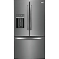 Boîte ouverte - Réfrigérateur à deux portes 36 po avec distributeur d'eau et de glace Gallery de Frigidaire - Acier inoxydable noir - Parfait état