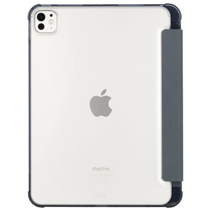 Étui folio Satin de Tucano Milano Italy pour iPad Air de 11 po (M2) - Bleu minuit