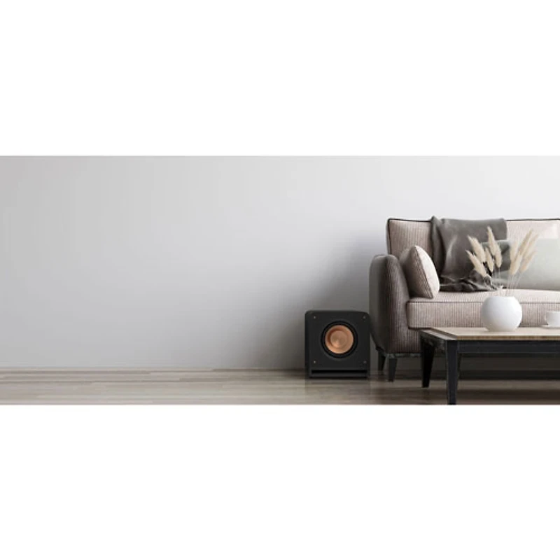 Haut-parleur d'extrêmes graves de 10 po et 600 W RP1000SW de Klipsch - Vinyle ébène