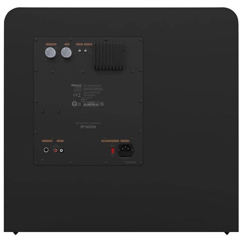 Klipsch RP1600SW 16" 1600-Watt Subwoofer - Ebony Vinyl