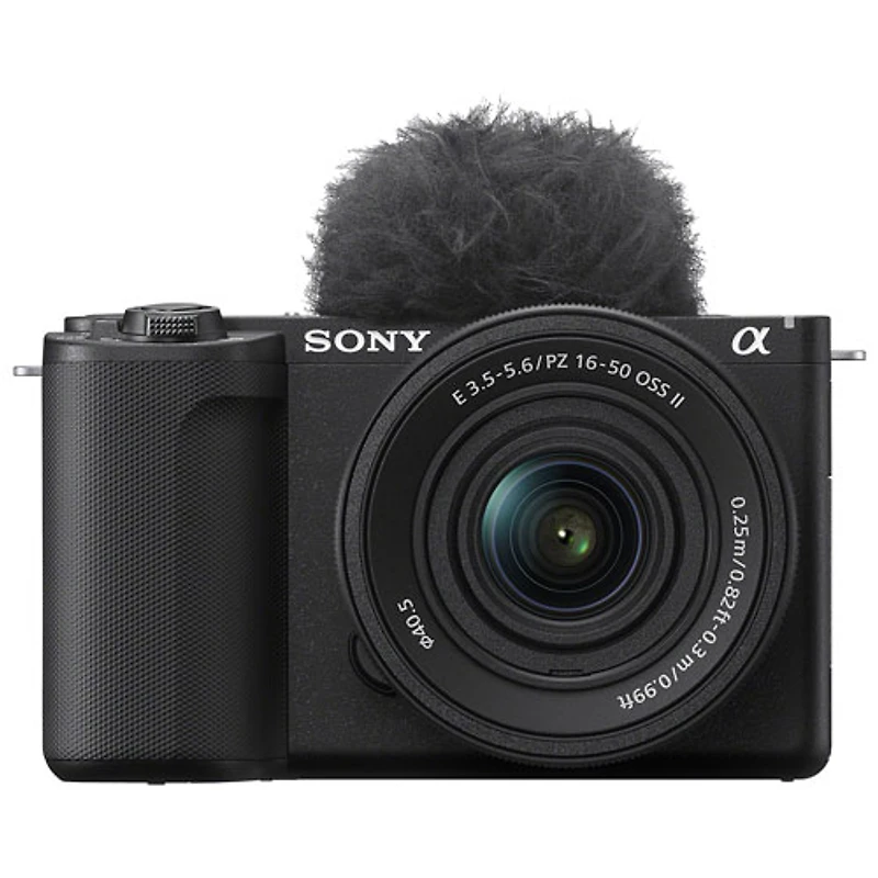 Sony Alpha ZV-E10 II Mirrorless Camera with 16-50mm Lens Kit - Black