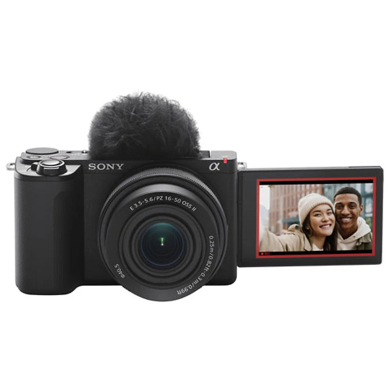 Sony Alpha ZV-E10 II Mirrorless Camera with 16-50mm Lens Kit - Black