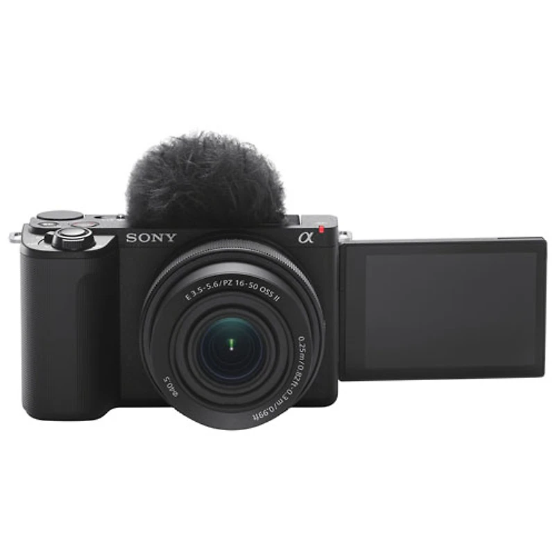 Sony Alpha ZV-E10 II Mirrorless Camera with 16-50mm Lens Kit - Black