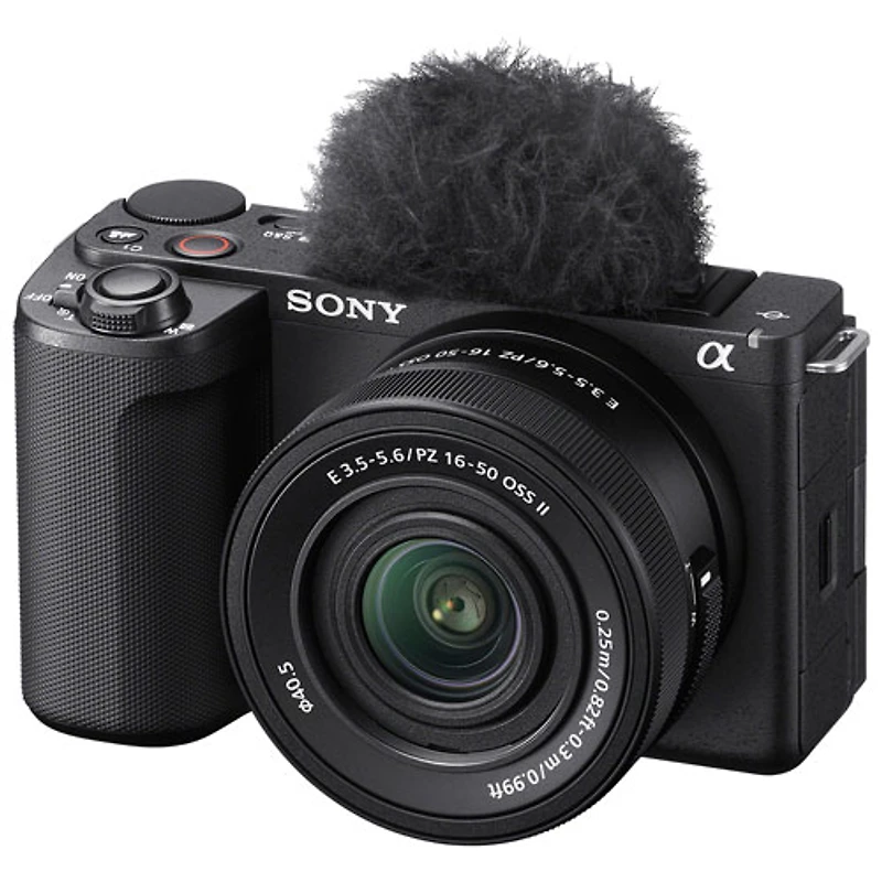 Sony Alpha ZV-E10 II Mirrorless Camera with 16-50mm Lens Kit - Black