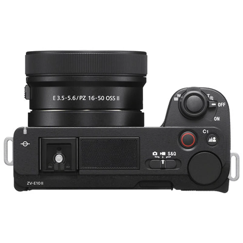 Sony Alpha ZV-E10 II Mirrorless Camera with 16-50mm Lens Kit - Black