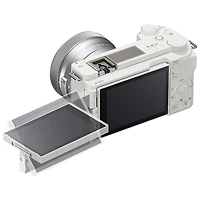 Sony Alpha ZV-E10 II Mirrorless Camera with 16-50mm Lens Kit - White/Silver