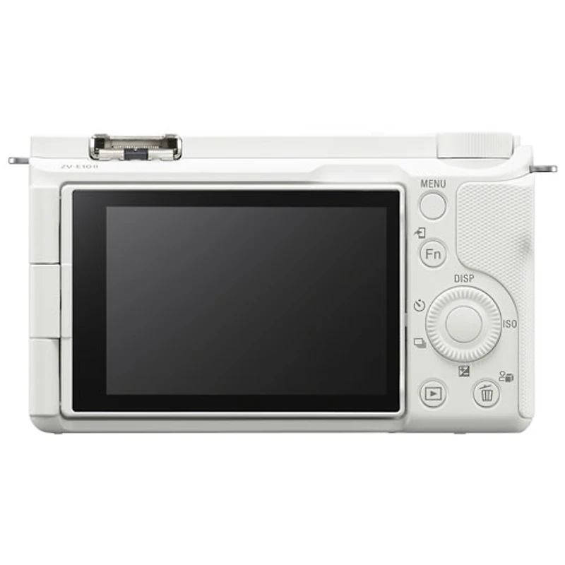 Sony Alpha ZV-E10 II Mirrorless Camera with 16-50mm Lens Kit - White/Silver