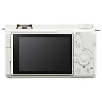 Sony Alpha ZV-E10 II Mirrorless Camera with 16-50mm Lens Kit - White/Silver