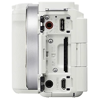 Sony Alpha ZV-E10 II Mirrorless Camera with 16-50mm Lens Kit - White/Silver