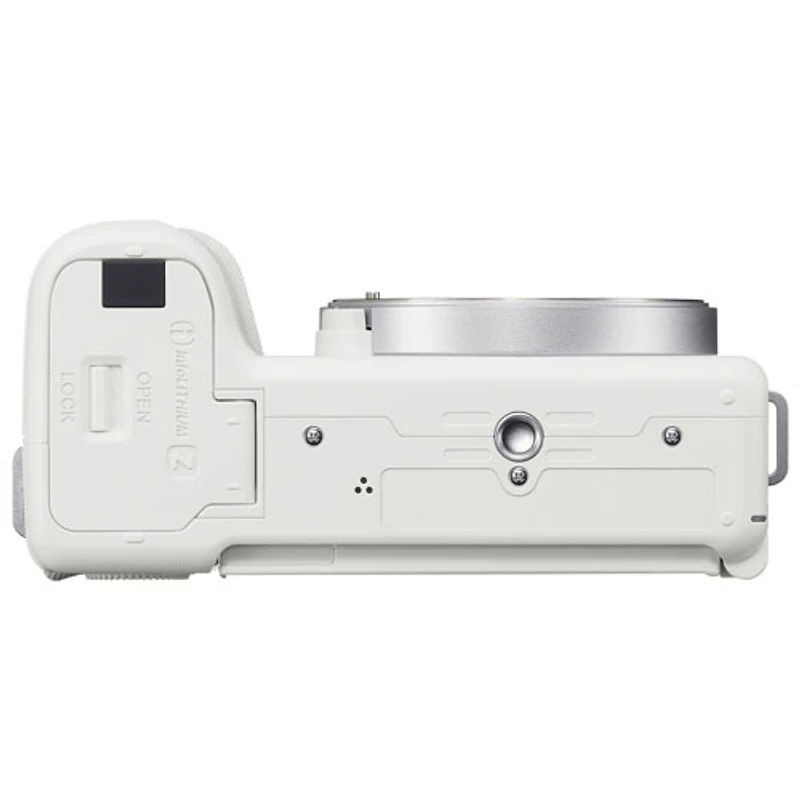 Sony Alpha ZV-E10 II Mirrorless Camera with 16-50mm Lens Kit - White/Silver