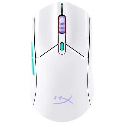 Souris de jeu sans fil de 12 000 ppp Pulsefire Haste 2 Core de HyperX - Blanc