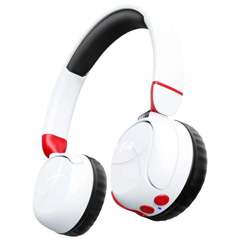 HyperX Cloud Mini Over-Ear Sound Isolating True Wireless Headphones - White/Red