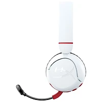 HyperX Cloud Mini Over-Ear Sound Isolating True Wireless Headphones - White/Red