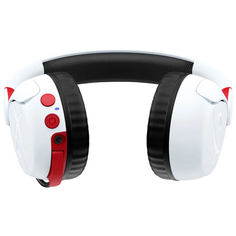 HyperX Cloud Mini Over-Ear Sound Isolating True Wireless Headphones - White/Red