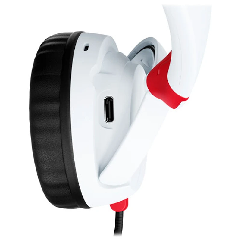 HyperX Cloud Mini Over-Ear Sound Isolating True Wireless Headphones - White/Red