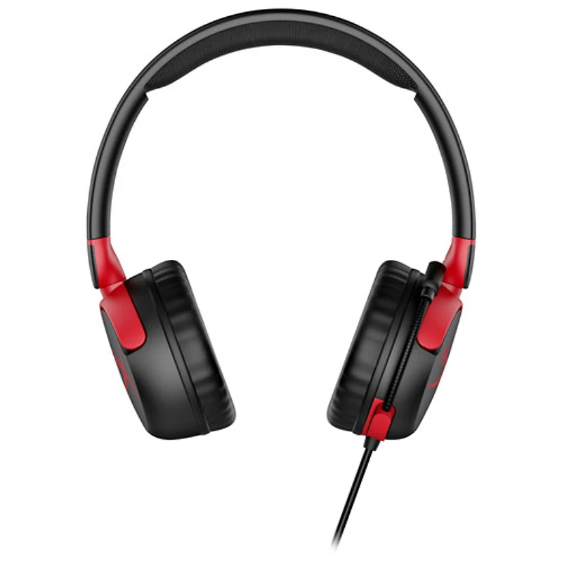 Casque d'écoute supra-auriculaire à isolation sonore Cloud Mini de HyperX - Noir/Rouge