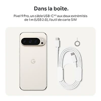 Pixel 9 Pro de 128 Go de Google avec Koodo - Porcelaine - Forfait Balance sélectionné