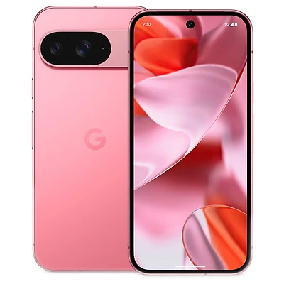 Pixel 9 de 128 Go de Google avec Freedom Mobile - Rose pivoine - Paiement Balance mensuel